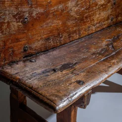 Hot Pamono Rustic Wooden Bench, Alpines, 18th / 19th Century