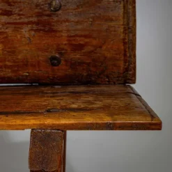 Hot Pamono Rustic Wooden Bench, Alpines, 18th / 19th Century