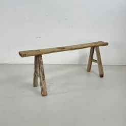 Hot Pamono Rustic Wooden Pig Bench