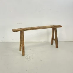 Clearance Pamono Rustic Wooden Pig Bench