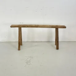 Clearance Pamono Rustic Wooden Pig Bench