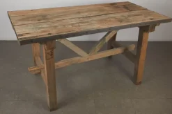 Best Pamono Rustic Wooden Table, 1930s