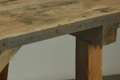 Best Pamono Rustic Wooden Table, 1930s