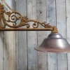 Hot Pamono Rusty Copper Cast Iron Outdoor Lamp Light