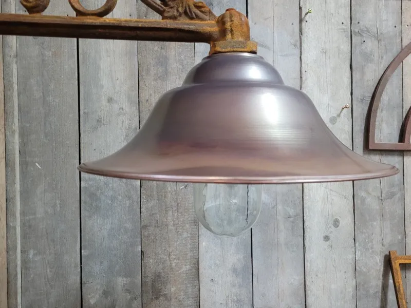 Hot Pamono Rusty Copper Cast Iron Outdoor Lamp Light
