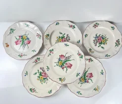 Best Pamono Réverbère Dinner Plates from KG Luneville, 1920s, Set of 6