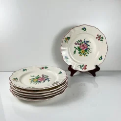 Best Pamono Réverbère Dinner Plates from KG Luneville, 1920s, Set of 6