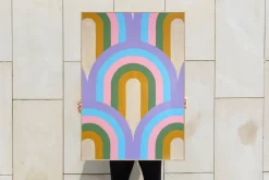 New Pamono Ryan Rivadeneyra, Art Deco Arch Pattern, 2024, Mixed Media on Paper