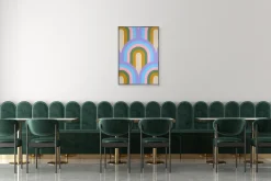 New Pamono Ryan Rivadeneyra, Art Deco Arch Pattern, 2024, Mixed Media on Paper
