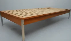 Pamono RZ 57 Daybed by Dieter Rams, Otto Zapf & Wilhelm Kimmelmann in Beech & Aluminium, 1961> Daybeds & Chaises Lounges
