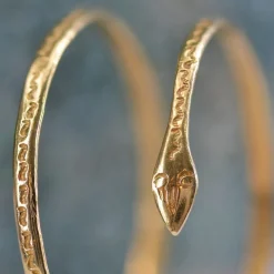 Pamono 1960s 18 Karat Yellow Gold Snake Bracelet><noscript><img width=