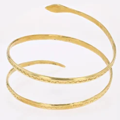 Pamono 1960s 18 Karat Yellow Gold Snake Bracelet><noscript><img width=