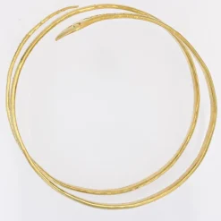 Pamono 1960s 18 Karat Yellow Gold Snake Bracelet><noscript><img width=