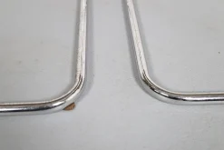 Pamono S34 Cantilever Chairs in Brown Leather and Chrome by Mart Stam for Thonet, Germany, 1970s, Set of 2><noscript><img width=