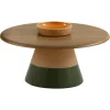 Pamono Sablier Walnut and Clay Coffee Table by Morica Design> Tables