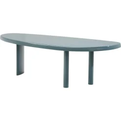 Hot Pamono Sage Green Lacquered Wood Dining Table en Forme Libre by Charlotte Perriand for Cassina