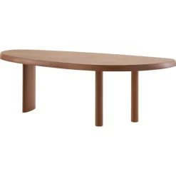 Hot Pamono Sage Green Lacquered Wood Dining Table en Forme Libre by Charlotte Perriand for Cassina