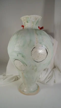 Pamono Sage Green Olé Vase by Hania Jneid><noscript><img width=