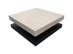 Clearance Pamono Sagra Coffee Table in Honed Italian Travertine Marble by Joaquín Moll