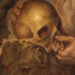Pamono Saint Jerome, 17th-Century, 1670, Oil on Canvas, Framed><noscript><img width=