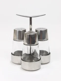 Pamono Salt and Pepper Menage Condiment Set by Marianne Dezel for Berndorf, 1960s><noscript><img width=