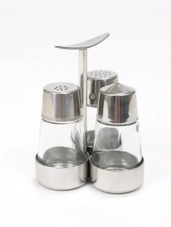 Pamono Salt and Pepper Menage Condiment Set by Marianne Dezel for Berndorf, 1960s><noscript><img width=