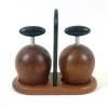Online Pamono Salt and Pepper Mills Ball Boy by Richard Nissen and Carsten Jørgensen for Bodum, Denmark, 1960s, Set of 3