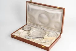 Pamono Salt and Pepper Set and Butter Dish, Set of 3><noscript><img width=