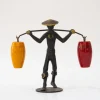 Discount Pamono Salt and Pepper Shaker Holder Chinese Figurine by Richard Rohac, 1950s