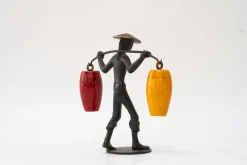 Discount Pamono Salt and Pepper Shaker Holder Chinese Figurine by Richard Rohac, 1950s