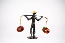 Pamono Salt and Pepper Shaker Holder Chinese Figurine by Richard Rohac, 1950s> Salt & Pepper Shakers