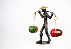 Pamono Salt and Pepper Shaker Holder Chinese Figurine by Richard Rohac, 1950s><noscript><img width=