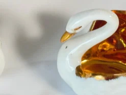 Pamono Salt and Pepper Shaker in Ceramic with Spoon from Limoges, France, 1960s, Set of 3><noscript><img width=