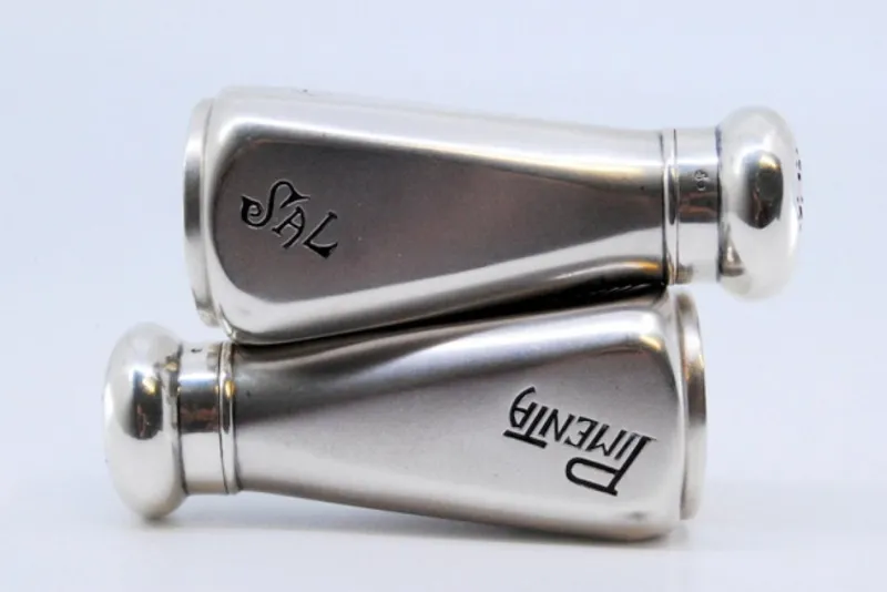 Clearance Pamono Salt and Pepper Shakers in Silver, Set of 2