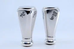 Clearance Pamono Salt and Pepper Shakers in Silver, Set of 2