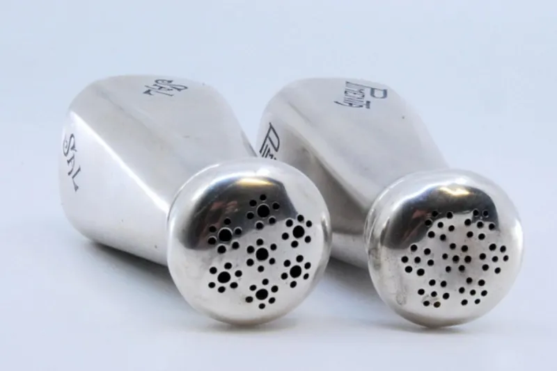 Clearance Pamono Salt and Pepper Shakers in Silver, Set of 2