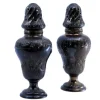 Pamono Salt and Pepper Shakers in Embossed Silver, Set of 2> Salt & Pepper Shakers