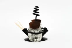 Pamono Salt and Pepper with Two Toothpick Holders, Vienna, 1950s><noscript><img width=