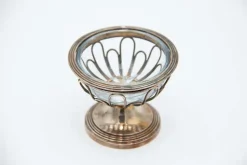 Pamono Salt Shaker with Openwork Silver Structure> Salt & Pepper Shakers