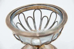 Pamono Salt Shaker with Openwork Silver Structure> Salt & Pepper Shakers