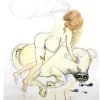 Outlet Pamono Salvador Dali - Girl and Pig - Original Etching 1967