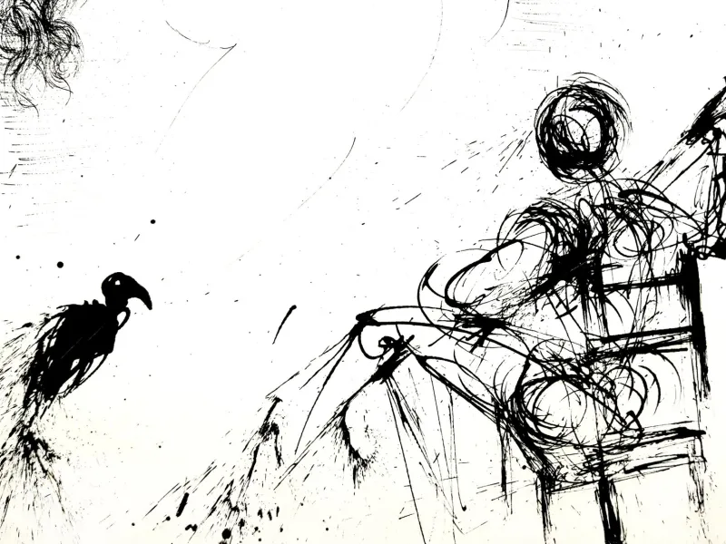 Best Pamono Salvador Dali - Nude with Parrots - Original Etching 1967