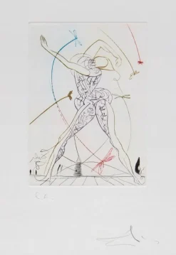 Pamono Salvador Dali, All's Well That End's Well, 1971, Etching> Surrealist