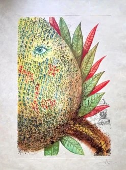 Best Pamono Salvador Dali, Ananas, Hand-Signed Etching, 1970