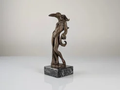 Pamono Salvador Dali, Birdman Sculpture, 1960s, Bronze><noscript><img width=