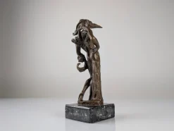Pamono Salvador Dali, Birdman Sculpture, 1960s, Bronze><noscript><img width=