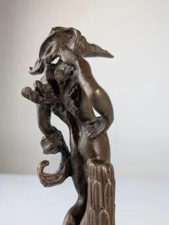 Pamono Salvador Dali, Birdman Sculpture, 1960s, Bronze><noscript><img width=