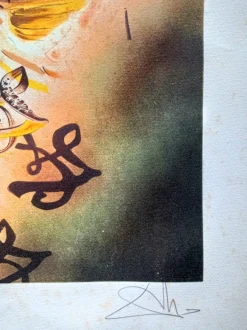 Pamono Salvador Dali, Cosmic Madonna, Original Lithograph, 1970s> Surrealist