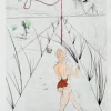 Pamono Salvador Dali, La Femme au fouet, 1969, Etching> Surrealist|Prints & Multiples