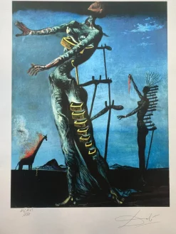 Clearance Pamono Salvador Dali, La girafe enflammée, 1969, Lithograph
